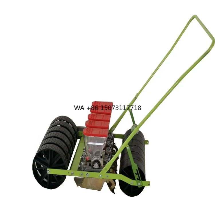 

5 Rows Seeder Hand Push Vegetable Planter Seeds Planting Machine