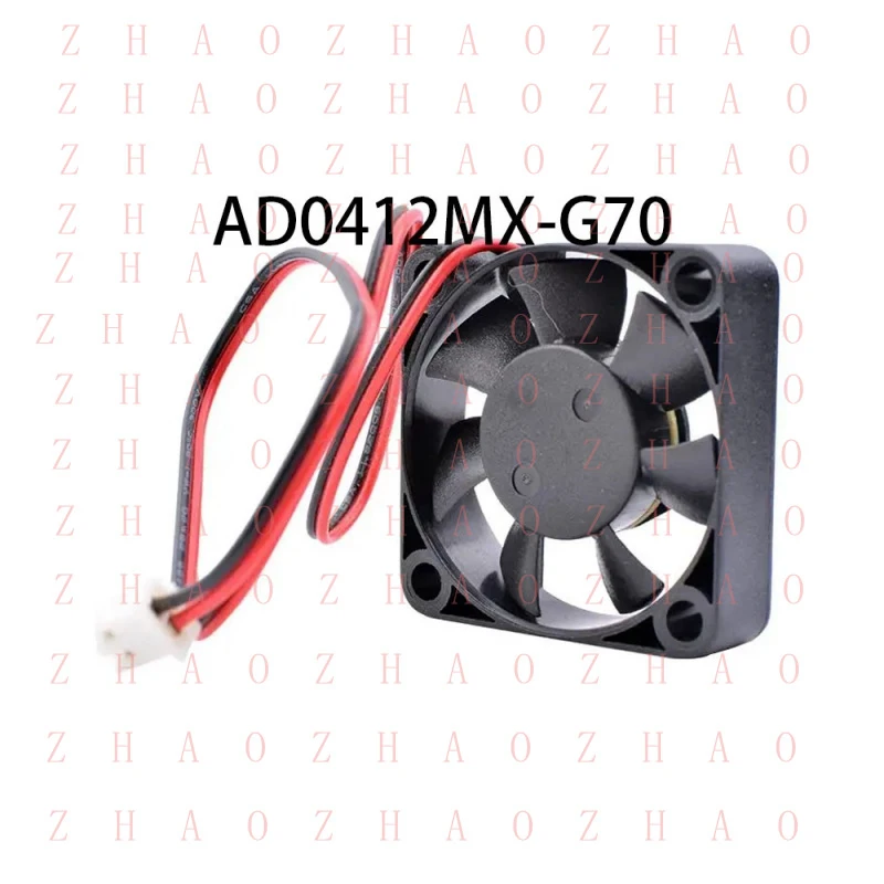 L+ AD0412MX-G70 FOR ADDA Fan 12V DC 0.08A 40*40*10MM 2wire Compact Case cooling fan