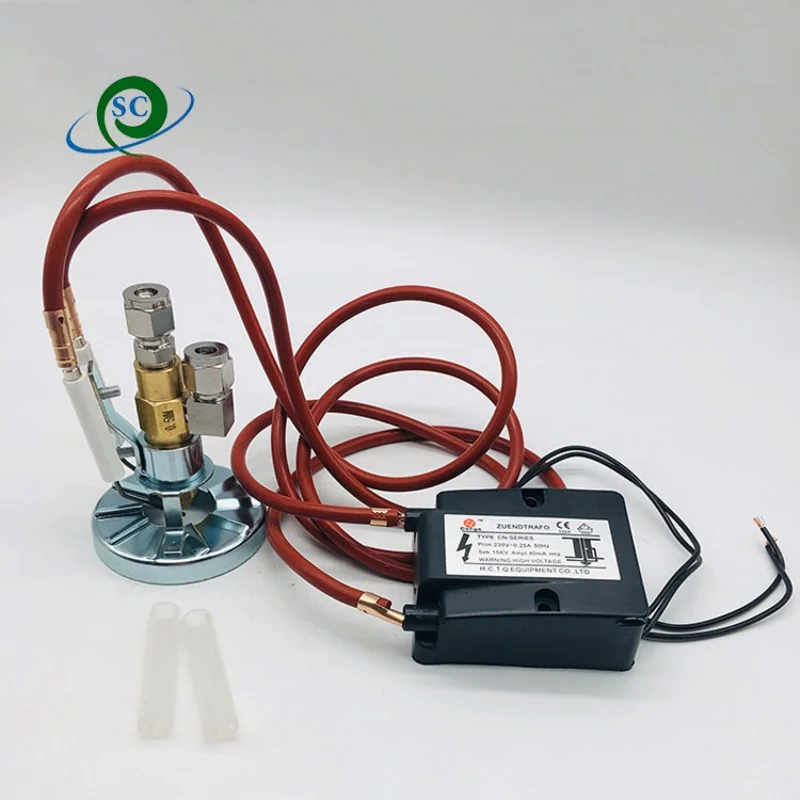 CS 220V High Pressure Voltage Pulse Igniter for Fuel Burner Waste Oil Burner Nozzle Combustion Gas Stove Ignitor