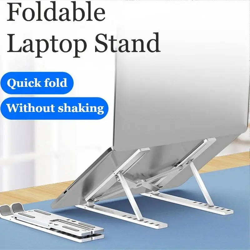 Supporto di raffreddamento per Laptop staffa per Notebook pieghevole supporto per Riser per Notebook antiscivolo in Silicone per Tablet PC portatile per Notebook