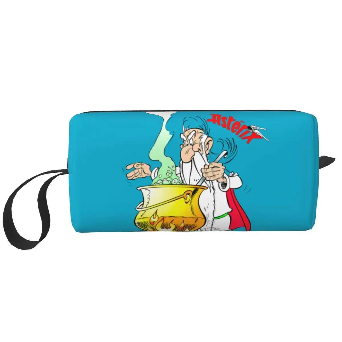 Asterix And Obelix Makeup Bag Pouch Cosmetic Bag for Women Panoramix Getafix Asterix Comics Toiletry Bags Accessories Organizer