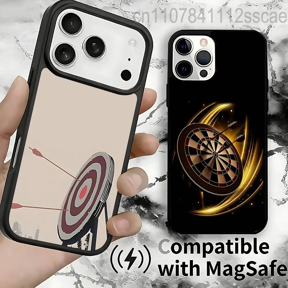 

Darts art Magnetic Case: Compatible with IPhone 17,16,15,14,13,12,11,Pro,Max,Plus,Mini,SE4,E