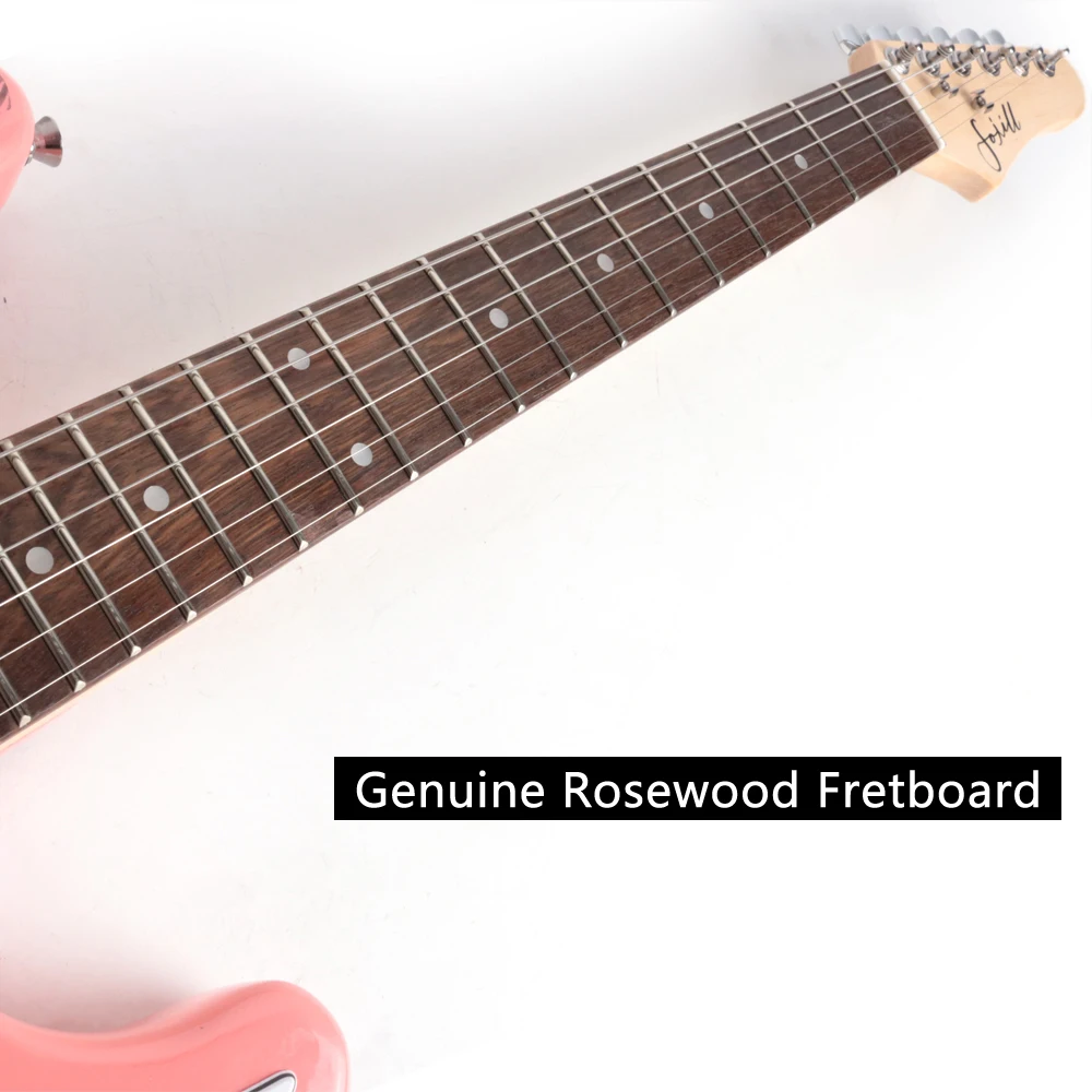 High quality  Pink Rock electric guitar electricas electro electrique guitare guiter guitarra gitar