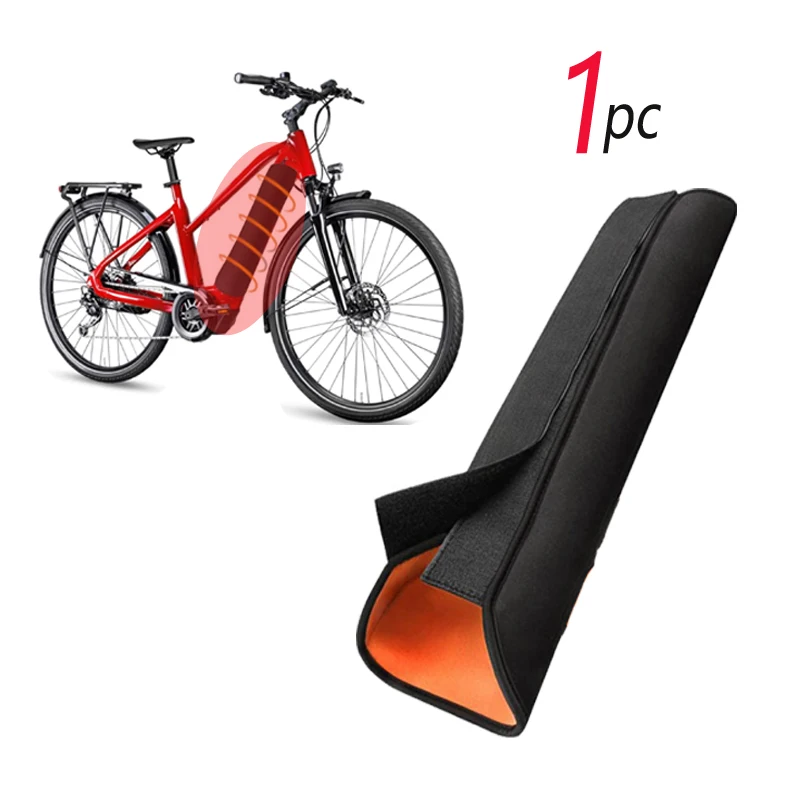 1/2 Stück E-Bike Lithium-Batterie Schutzhülle Fahrradkorb Allwetter-Schutzhülle Wasserdicht Staubdicht Fahrradhülle – Detail 2
