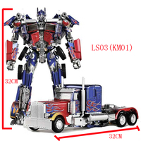 BMB LS03 LS03F LS03L LS03P Action Figurine Robot Model Toys Optimus Primal Transformation Black Apple OP Commander Alloy Gifts