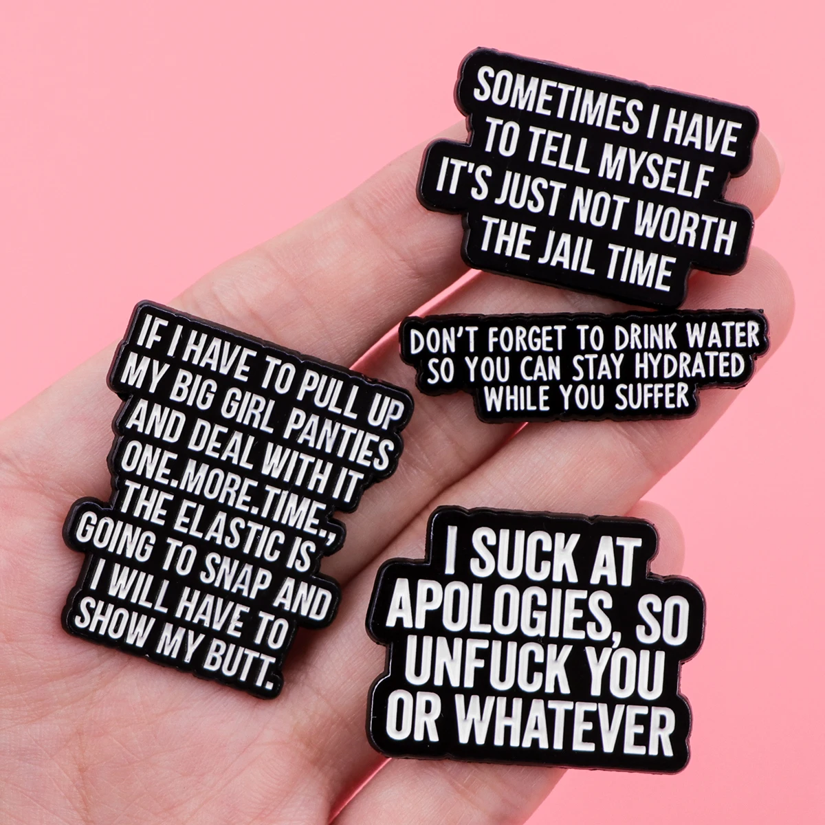 Jesus Enamel Pin Sarcastic Quotes Brooch Pines Lapel Pins Badge on Backpack Clothing Accessories Funny Jewelry Friends Gifts