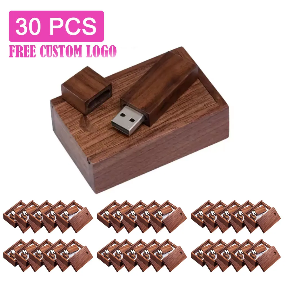 

30 шт./лот деревянный флэш-накопитель с логотипом по индивидуальному заказу, USB 2,0, 4 ГБ, 8 ГБ, 16 ГБ, 32 ГБ, 64 ГБ, 128 ГБ, флэш-накопитель для фотографий, подарок