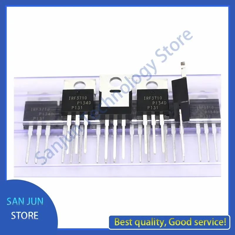 10~100pcs  New Original IRF3710PBF IRF3710 TO-220 MOS FET 100V 57A