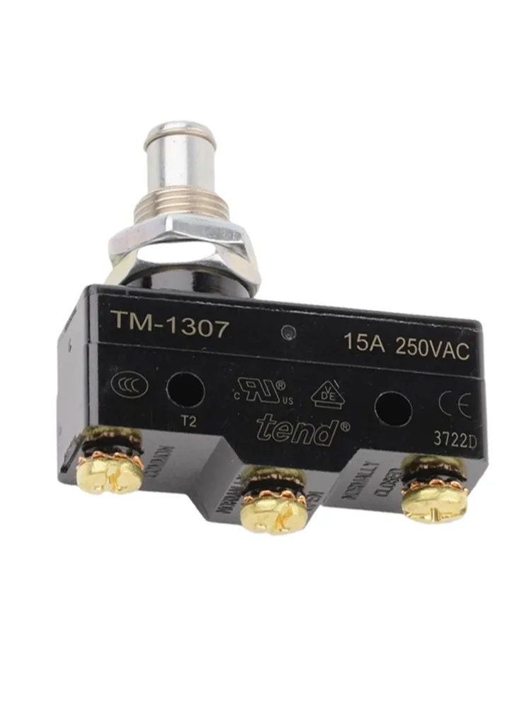 1PCS TM-1307 Panel Mount Plunger Actuator Momentary Micro Limit Switch