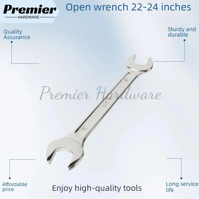 Unquenched Double Head Open Wrench Wrench Stay Wrench Forging Galvanized Hardware Household Tools