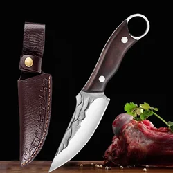 New Kitchen Knife Boning Knife Meat Cleaver Knife Handmade Forged Stainless Steel Butcher Good for Household Cooking