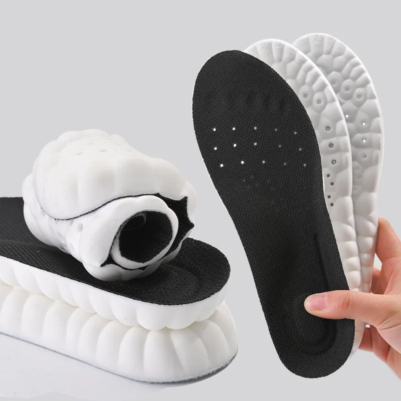 Latex insoles Thickened arch support Shock absorptionSweat and odor resistant Breathable bootsSports shoes insoles