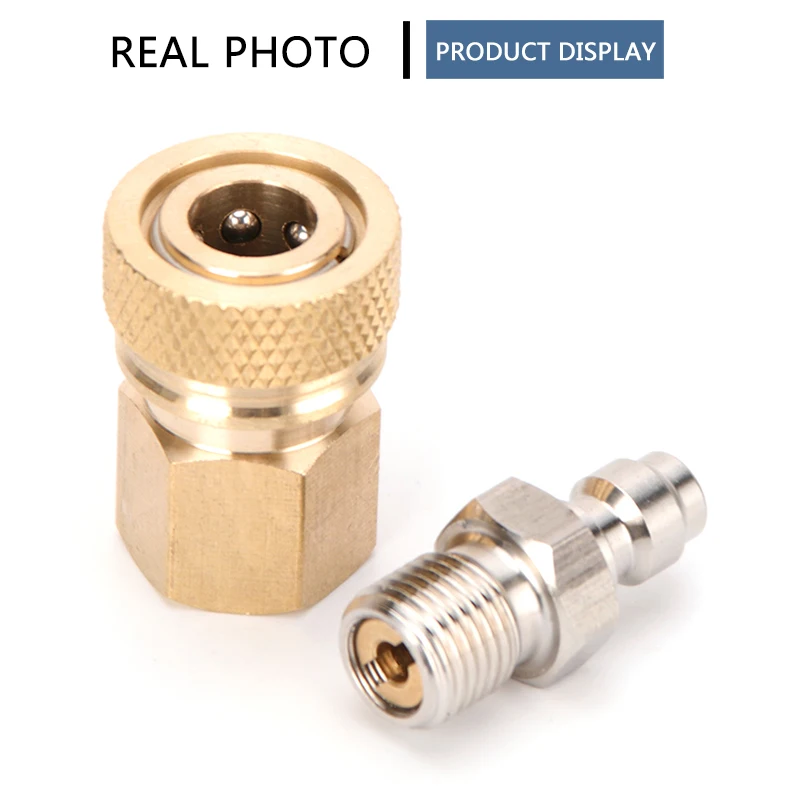 1/8BSPP Male Plug Connector 8mm M10x1 1/8NPT Female Quick Disconnect Coupling Fittings Socket 2pcs/set