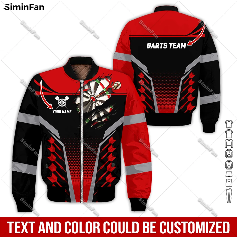 

Custom Name Love Darts Colorful 3D Printed Mens Bomber Jacket Quilted Cotton Coats Male Winter Cloth Unisex Windproof Outwear-1