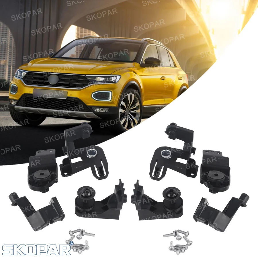 For VW T-ROC 2018 2019 2020 2021 Car accessories Front Headlight Bracket Head Lamp Repair Kit 2GA998225 2GA998226
