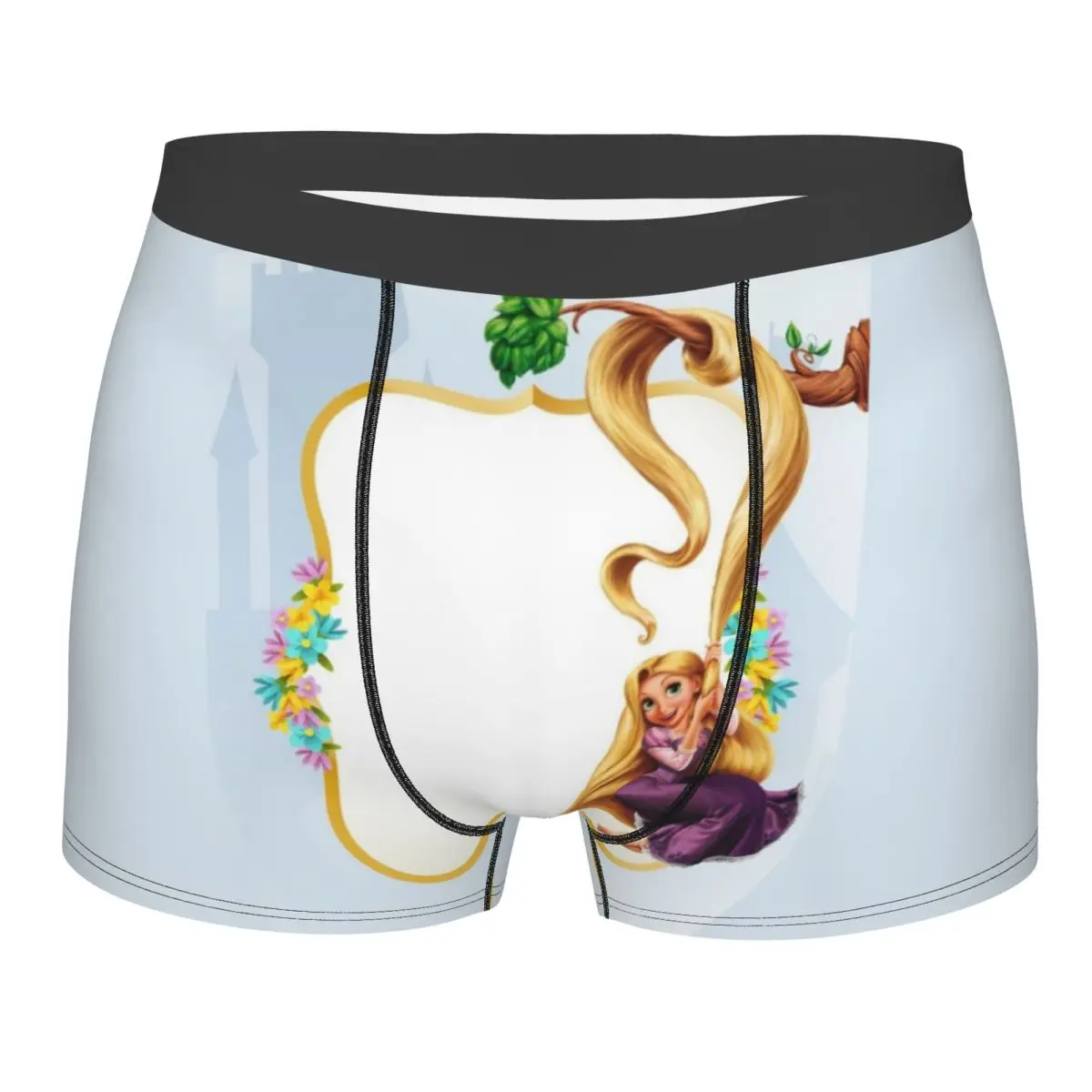 

Custom Princess Tangled Boxers Shorts Men's Cartoon Funny Briefs Underwear Cool Underpants