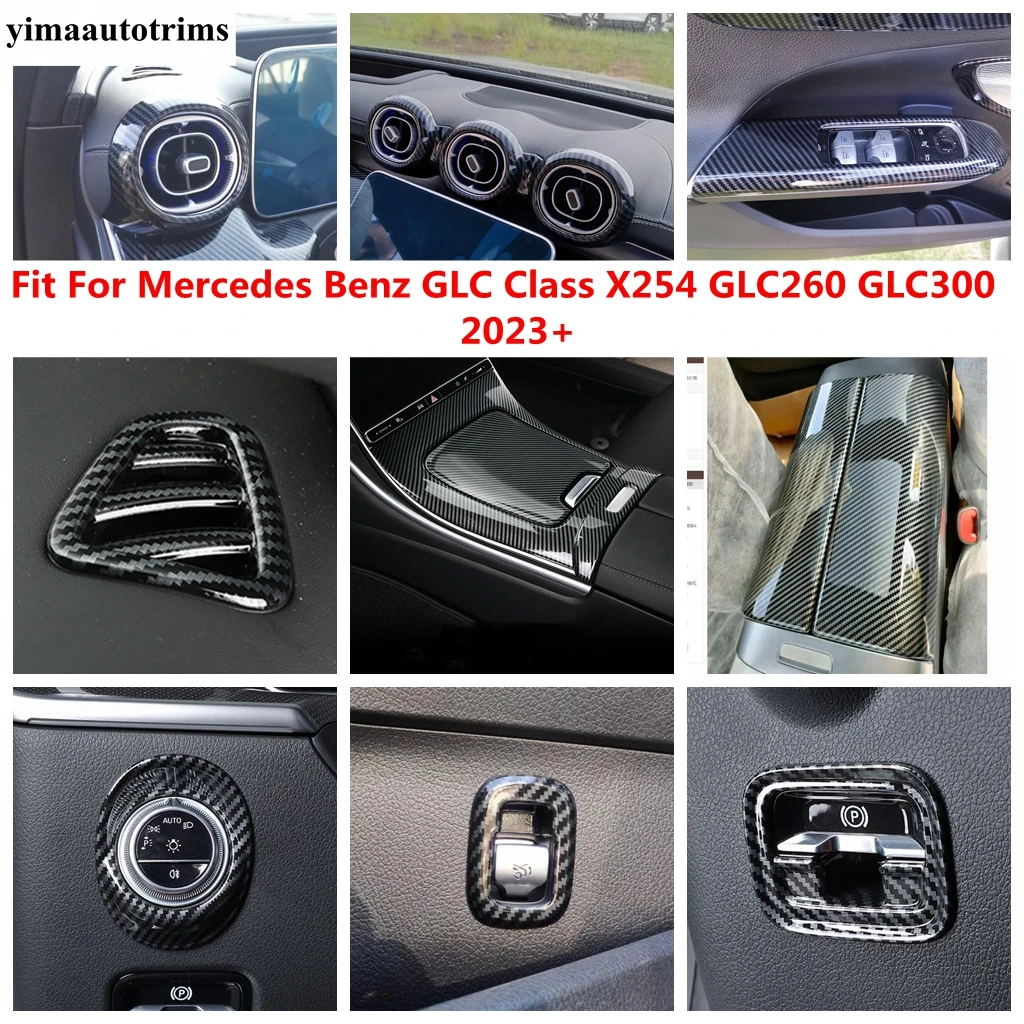 

Window Lift / Central AC Air Condition Vents / Hand Brake Cover Trim Accessories For Benz GLC Class X254 GLC260 GLC300 2023 2024