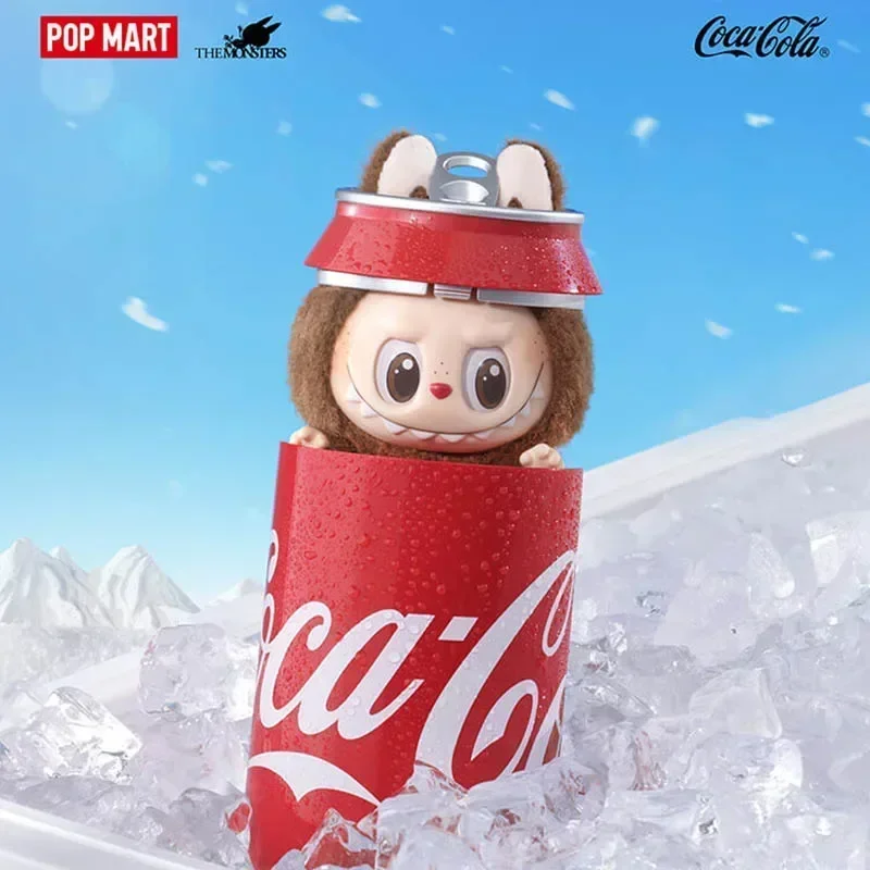 POP MART LABUBU THE MONSTERS COCA-COLA Serie Vinile Viso Cieco Scatola Giocattoli Scatola Mistery Mistery Caixa Simpatici giocattoli di peluche Regalo a sorpresa