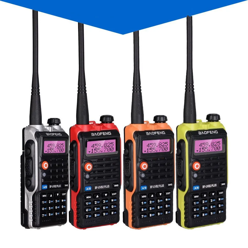 BAOFENG BF-B2 Plus 8W High Power UV Dual Band Walkie Talkie Upgraded UV-5R Dustproof Anti-fall Handheld Radio