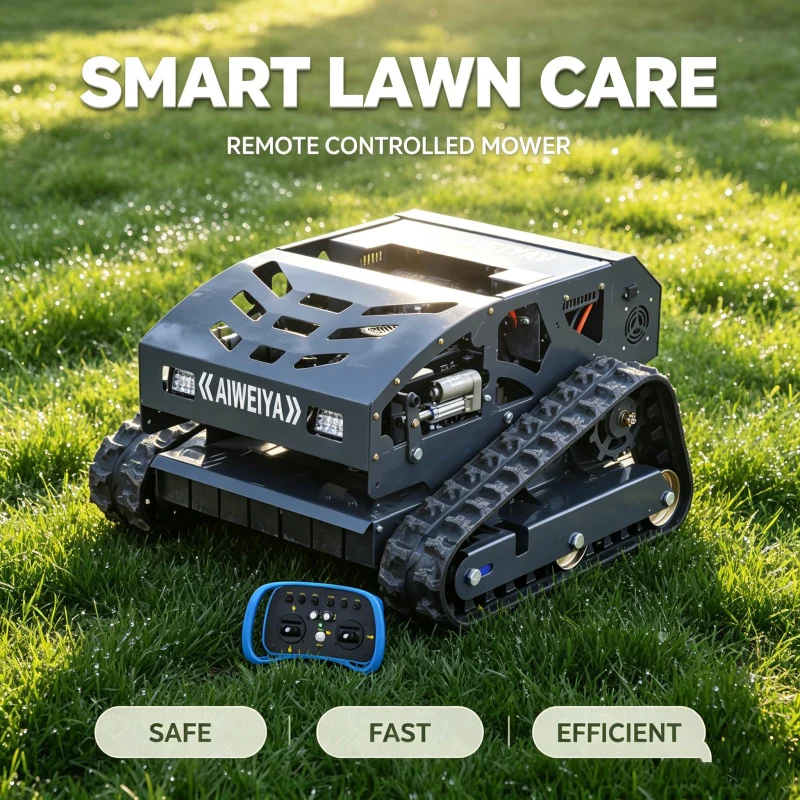 Customized Lawn Mower Robot Automatic Remote Controlled Robot Lawn Mower Wireless Grass Mower For Backyard mowers on clearance