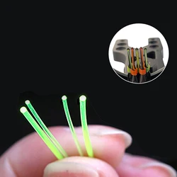 Fluorescent Green/Red Fiber Optic for Slingshot or Archery Compound Bow/Recurve Bow Sight Pin Accessories,0.5mm,0.75mm,1.0mm