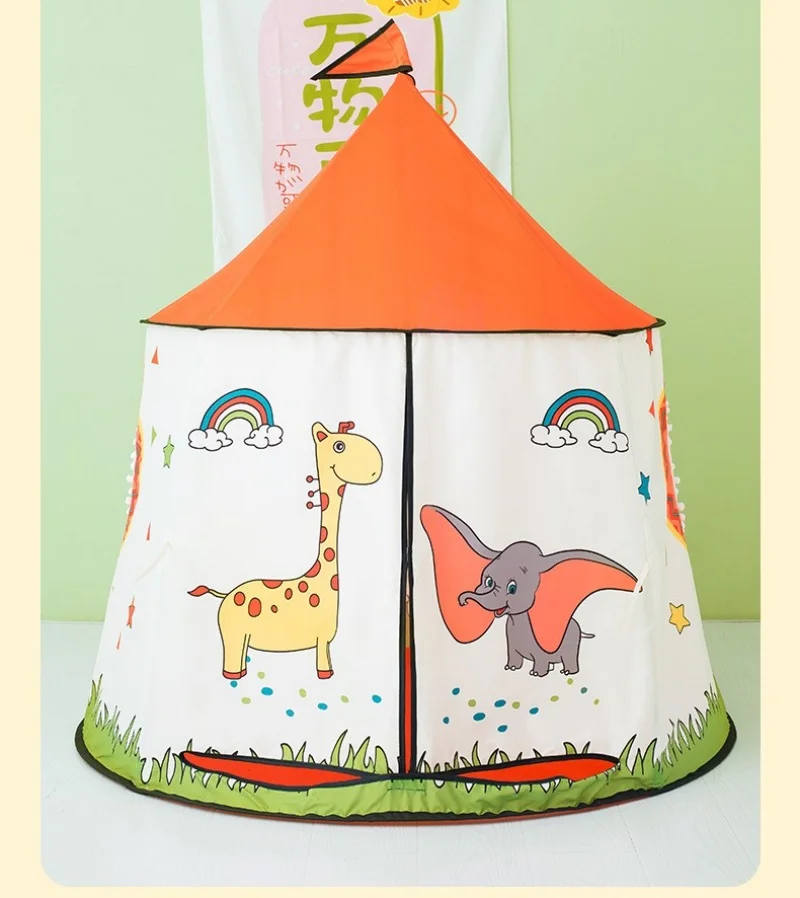 Cute Design Tent for Kids Indoor & Outdoor Play House Foldable Kids Pop Up Tent Child Play Tent Portable Toddler Tent
