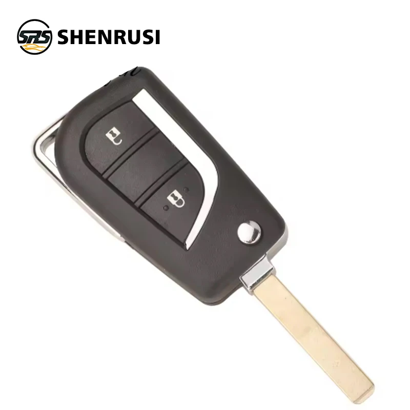 YONSEN New 433Mhz FSK Flip Remote Car Key for Toyota 2018+ Corolla RAV4 Hice Wildlander 2/3B VA2 Keys Fob Control H ID8A Chip view 3