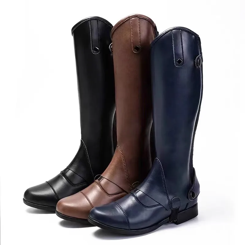 Legginsy jeździeckie dla dzieci, legginsy jeździeckie do sportów jeździeckich, sprzęt jeździecki, sprzęt jeździecki, odporne na zużycie spodnie skórzane, legginsy rowerowe