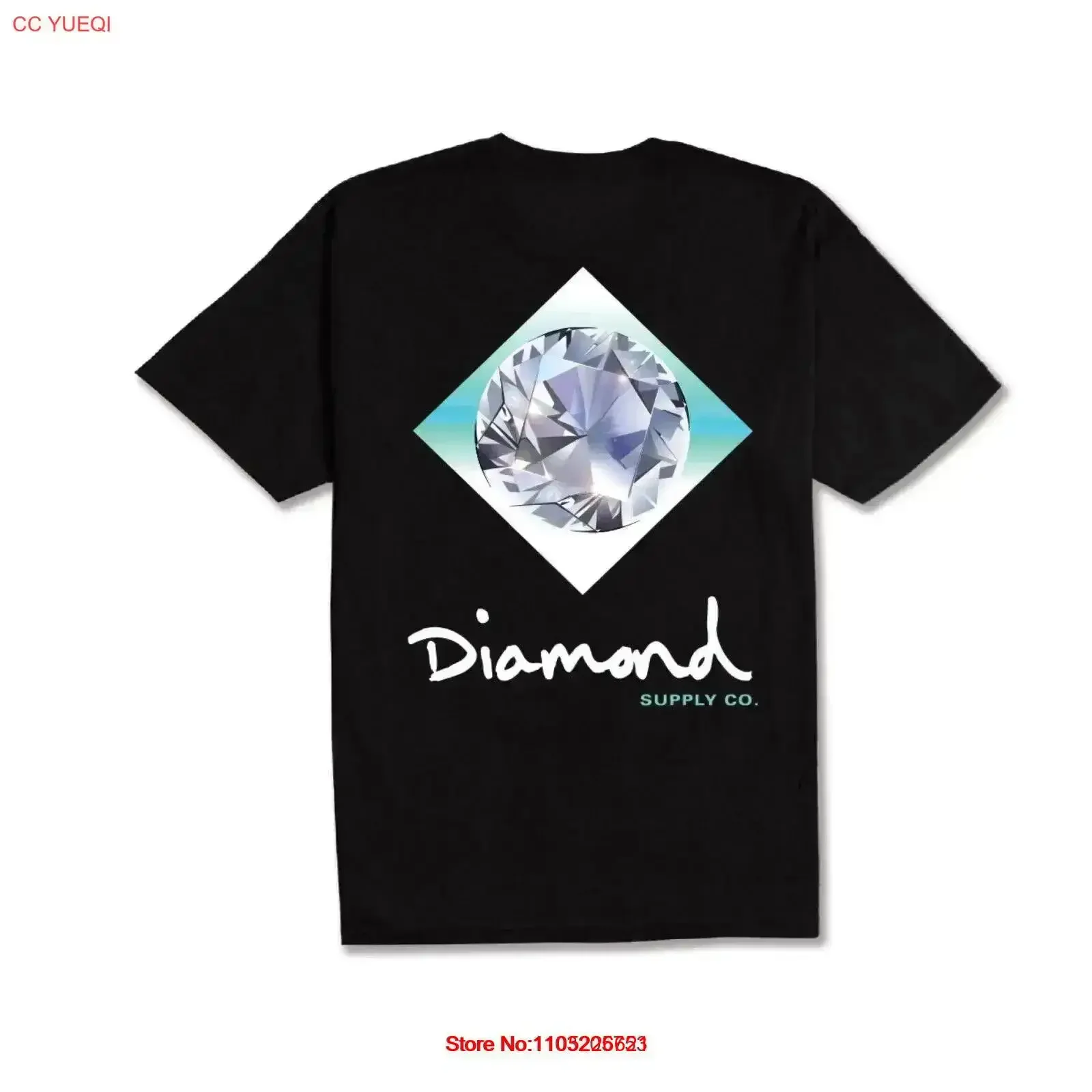 Black Diamond Supply Inner Diamonds T Shirt vintage Washed graphic Soft Stretched Breathable Comfortable fashion streetwear
