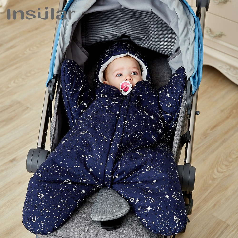 

INSULAR Baby Starfish Sleeping Bags Infant Warm Sleep Sacks Kid Cotton Swaddle Blanket Separated Sleeves Legs Winter 6-20 Months