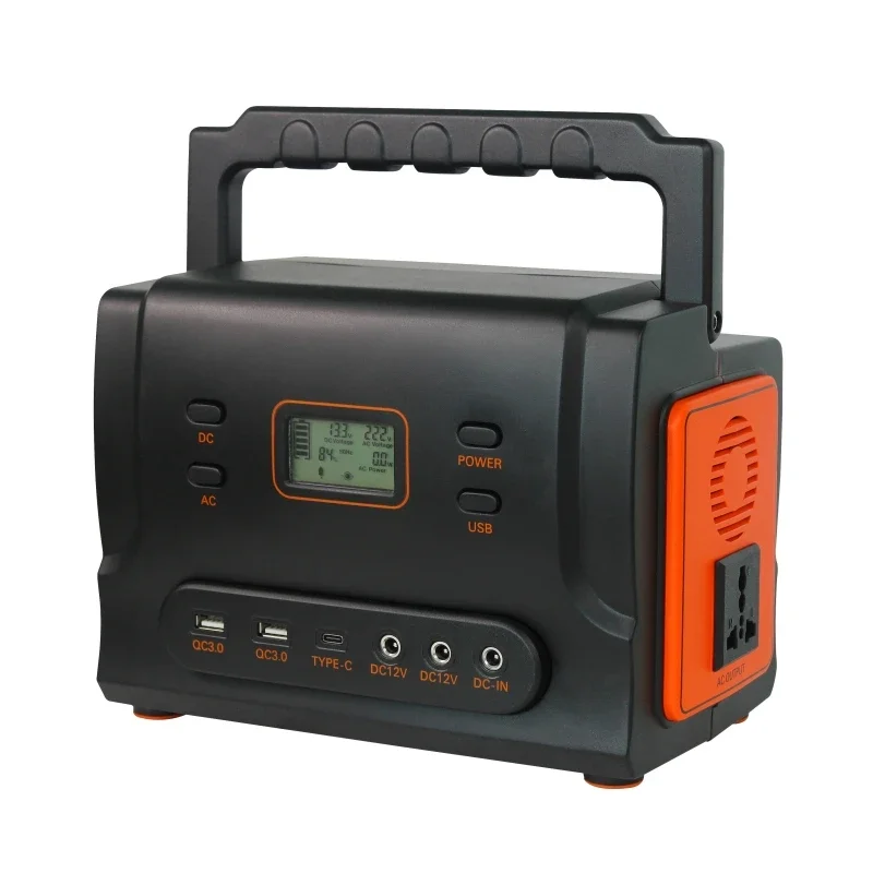 300W  Pure Sine Wave 220V  Outdoor Camping Lithium Power Generator AC Power Supply Bank Solar Portable Power Station