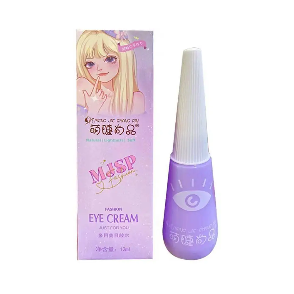 Colle à Cils Imperméable à vaccage Rapide, Adhésif pour Faux Cils, Pince à Épiler, Extension Cosmétique, Colles Transparentes, Maquillage, Wi X3E3