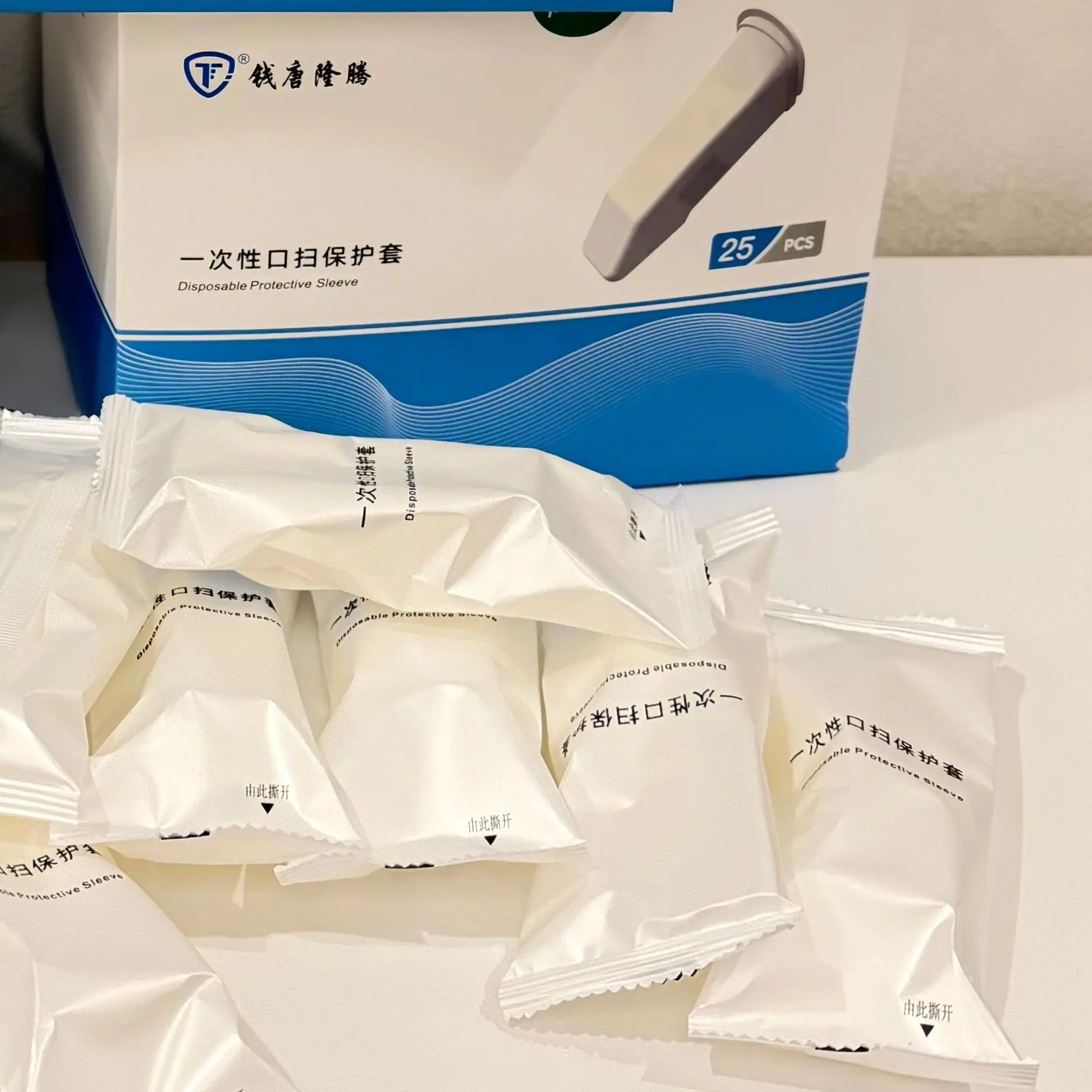 10pcs/Box TPU Lab Iter0 Intraoral Scanner Disposable Sleeves for Compatible with Iter0 Element Scanner Single Use Covers