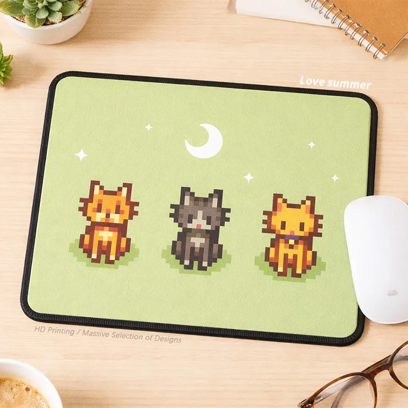 Cat Mousepad for Office Gift Coworker Cat Lover Gift for Cat Mom Home Office Desk Accessories Boss Gift Mousepad Back to School