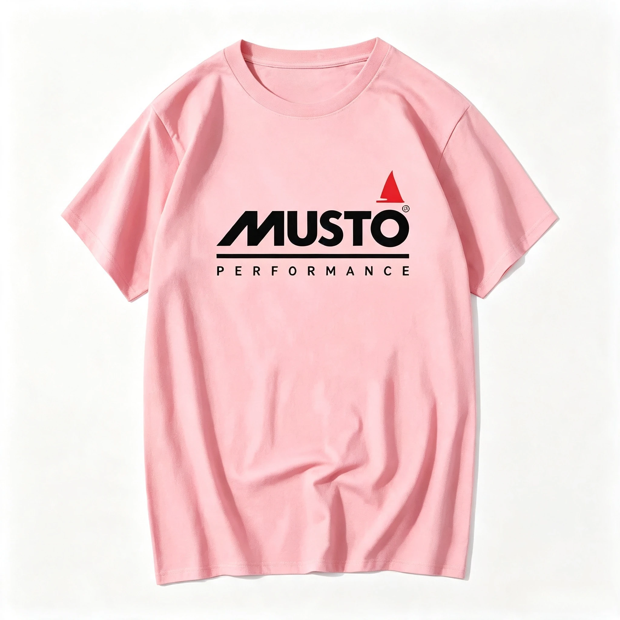 Musto Performance Herren Schwarzes Vintage Weiches Stylisches Designer T-Shirt für Männer und Frauen Sommer Y2K Streetwear Top – Detail 11