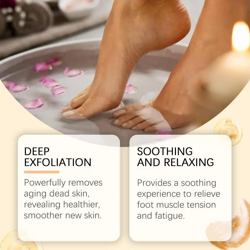 Houkea Foot Exfoliating Spray Gentlely cleanses and softens the skin on the feet,providing moisturizing and nourishing care.