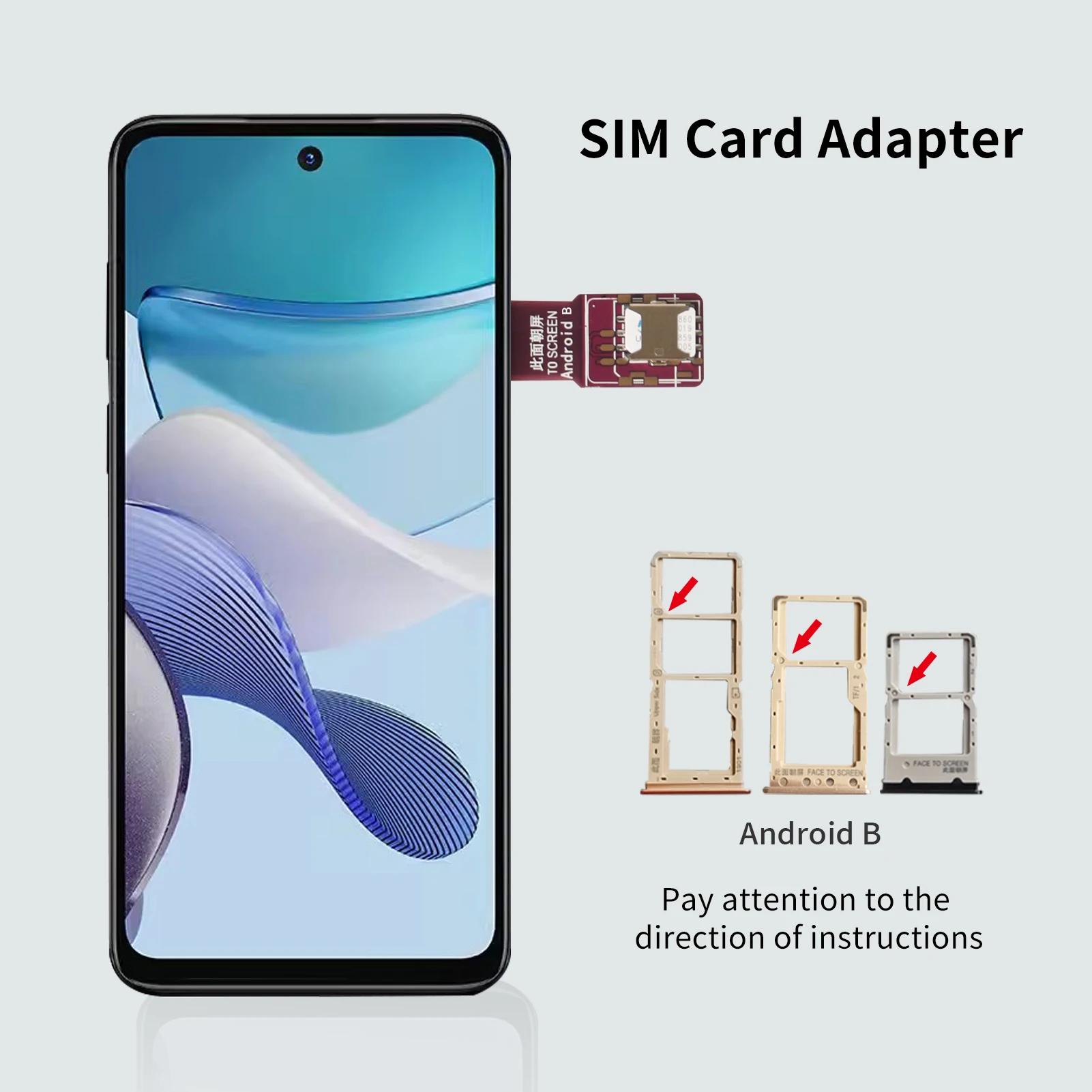 For Android phones Quick Change SIM card External Nano SIM card for cell phone testing and repair Carrier activation of SIM card