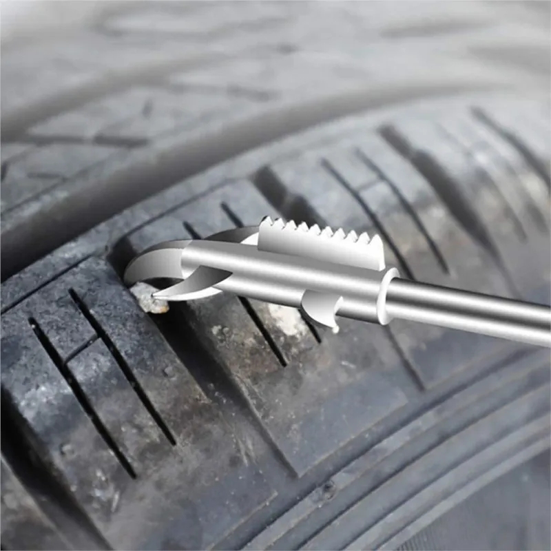 Gancio del gancio di pulizia della gomma dell'automobile automatica rimuovere le ruote di pietra gancio di pulizia strumento di riparazione dell'automobile della ruspa del pulitore del filo automatico per l'automobile del motociclo
