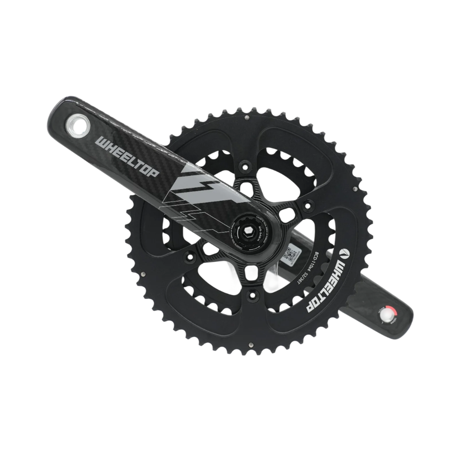 Platos y bielas de carbono de alta calidad para bicicletas de carretera 170mm-180mm 50/34T 52/36T