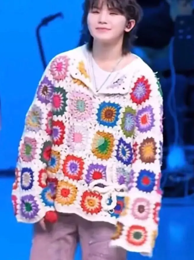 

TIYIHAILEY вязаное крючком пальто женское осеннее пальто ручной работы свободное пальто с длинными рукавами свитера цветы на заказ белое