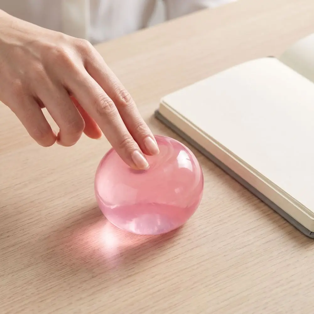 Sensory Slow Rising Coconut Oil Squeeze Slow Rebound Plasticity Reduce Pressure Ball Moldable 4cm Fidget Sensory