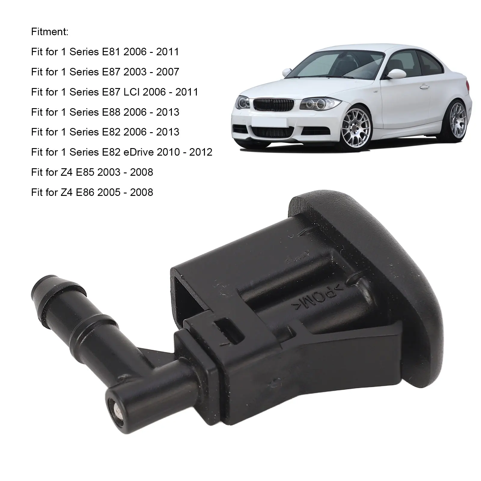 Buse de lave-glace pour BMW Z4 E85/E86 61667110852-2003, livres rapides, haute ténacité, accessoires de voiture, 2008