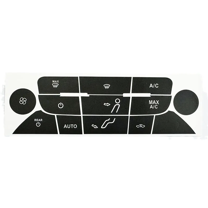 Air conditioning control switch button repair sticker for Ford Tourneo Custom 2016-2020 2