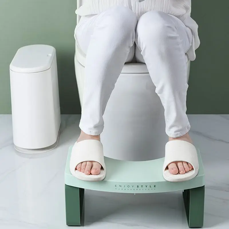 Folding Low Stool Creative Home Bathroom Toilet Chair Portable Children Toilet Seat Squat Stools Household Furniture Footstool