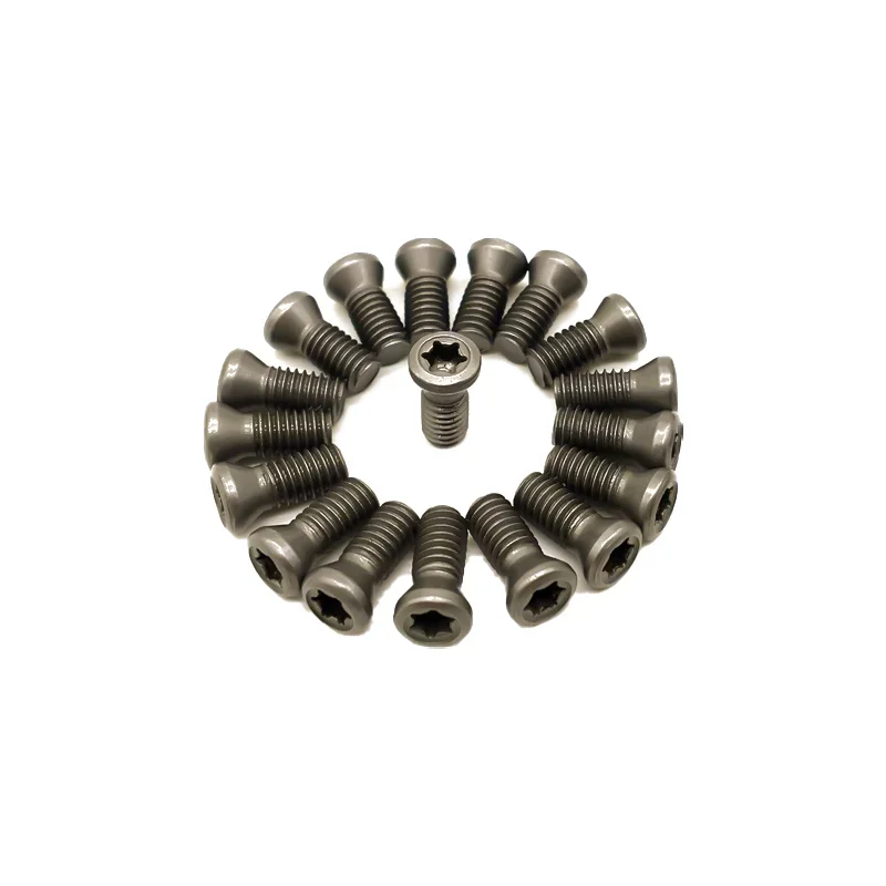 High Quality 50pcs 10pcs M1.8 M2 M2.5 M3 M3.5 M4 M5 M6 CNC Insert Torx Screw for Replaces Carbide Inserts CNC Lathe Tools holder