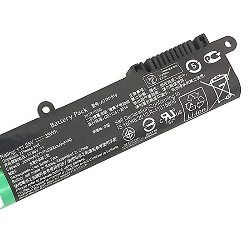 Batterie d'ordinateur portable A31N1519, pour ASUS X540, X540A, X540M, X540L, X540LA, X540LJ, X540S, X540SA, X540SC, X540YA, A540, A540LA, F540SC, R540S, R540SA