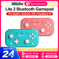 8BitDo Gamepads for Nintendo Switch Controller Lite 2 Controle for Raspberry Pi Android iOS iPadOS tvOS macOS Turtbo function