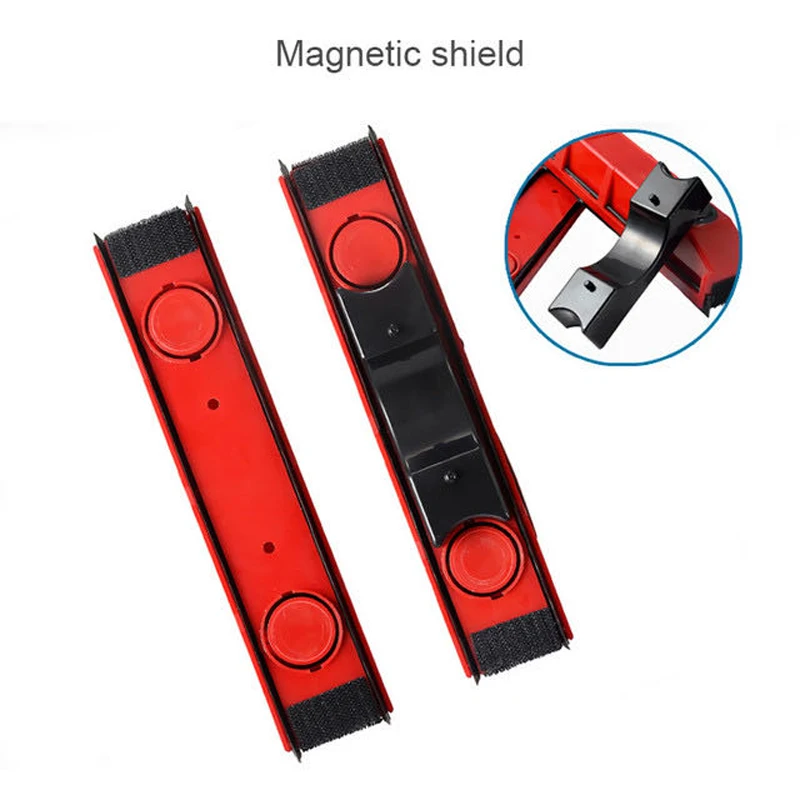 Magnetic Window Cleaner 23CM Wide Clean Magnetic Brush Window Glass Brush Glass Cleaning Tool with Rag for 2-8MM Windows