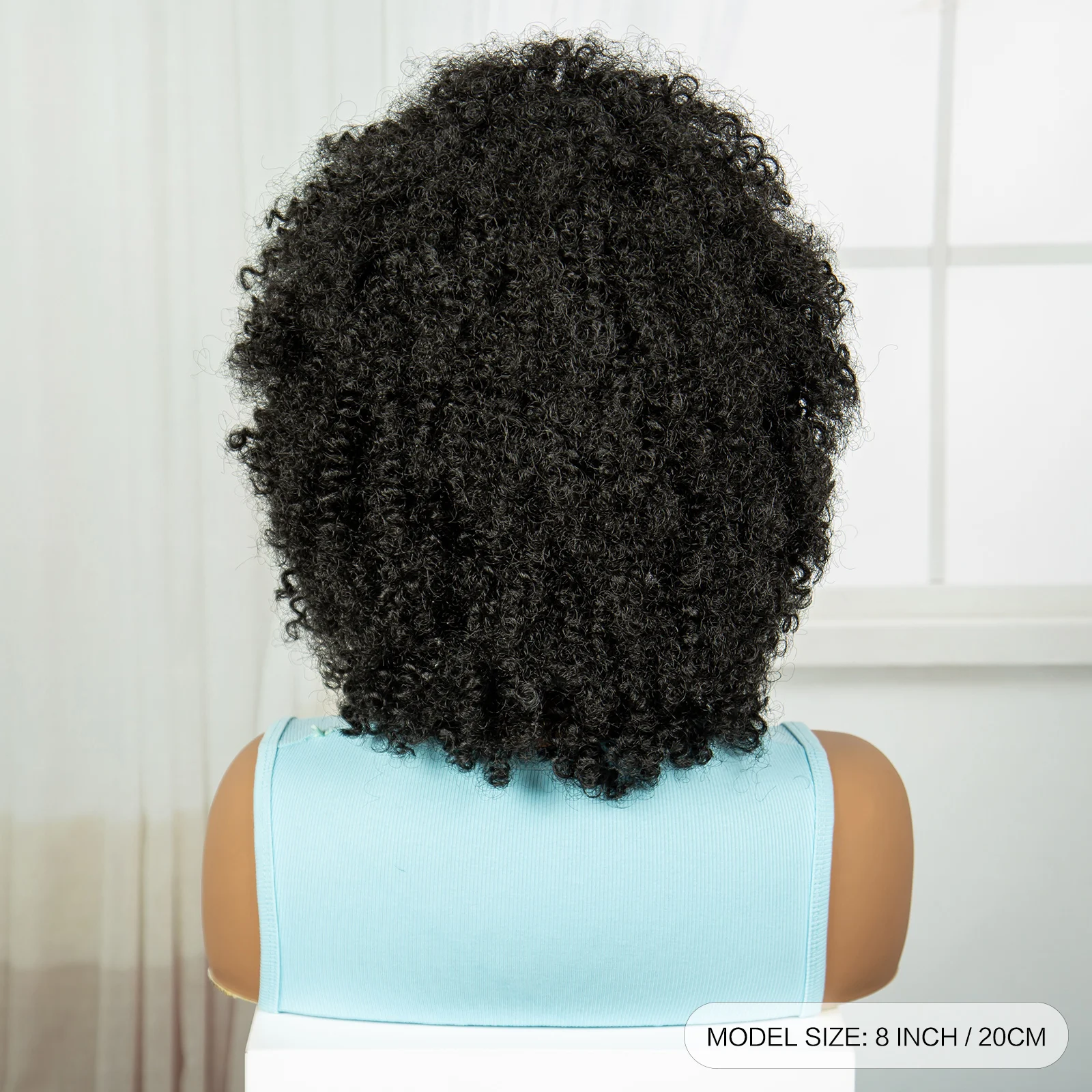 Wig Cornrow jalinan keriting Afro sintetis Wig renda kepang keriting transparan Wig kepang renda penuh dengan rambut bayi UNTUK WANITA HITAM