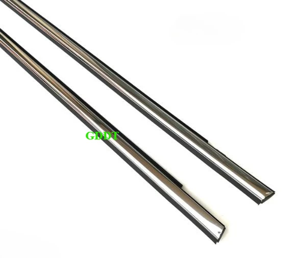 Moulding Belt Line Seal Rubber for Ford Kuga 2013-2022 Glass Protector Weatherstrip 4 Pieces 1 Set Chrome